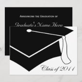 Klasse der Graduierung 2011 Einladung (Vorne/Hinten)