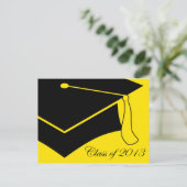 Klasse der Graduierungsgrenze von 2013 Ankündigungspostkarte (Stehend Vorderseite)