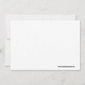 Klasse der Grau-Black-Foto-Abschlussfeier 2015 Einladung (Rückseite)