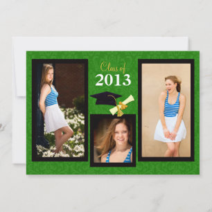Klasse der "Green Damask"-Abschluss 2013 Einladung
