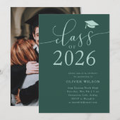 Klasse der grünen Absolventen 2025 Einladung (Vorne/Hinten)