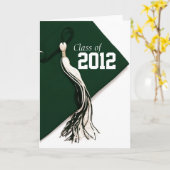 Klasse der grünen Karte des Abschluss-2012 (Gelbe Blume)