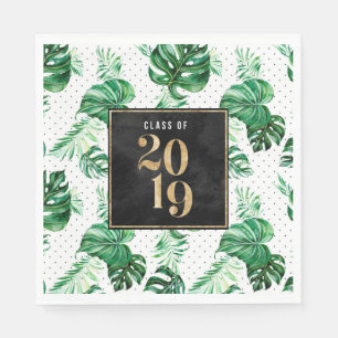 Klasse der grünen Leaf Tropical grad Serviette 201