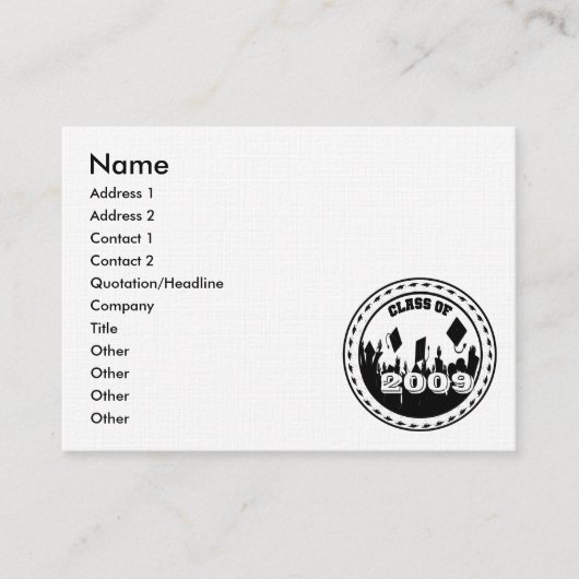 Klasse der Hochkarten 2009 2010 Telefonnummerkarte (Vorderseite)