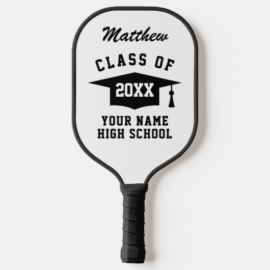 Klasse der Hochschule 2025 Geschenk Pickleball Schläger (Rückseite)
