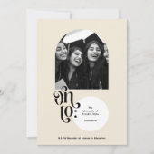 Klasse der Hochschule 2025 im Uni-Abschluß Ankündigung (Vorderseite)