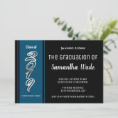 Klasse der Hochschule oder Uni-Abschluß 2019 Einladung (Stehend Vorderseite)