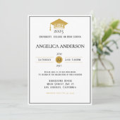 Klasse der "I do it" Foto Graduate Invitation Einladung (Stehend Vorderseite)