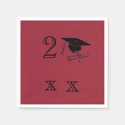 Klasse der Ideen Cap Diploma Napkins Serviette (Vorderseite)
