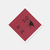 Klasse der Ideen Cap Diploma Napkins Serviette (Ecke)