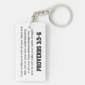 Klasse der Inspirational Abschluss-Schlüsselkette Schlüsselanhänger (Rückseite)