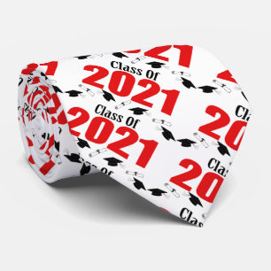 Klasse der Karten und Diplome 2021 (rot) Krawatte