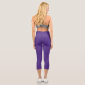 Klasse der Lila Hochwaisted-Capris-Leggings 2021 Capri Leggings (Rückseite)