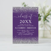 Klasse der Lila Silberschülerpartei 2024 Einladung (Stehend Vorderseite)