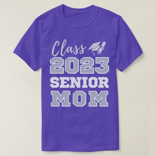 Klasse der Mama Senior 2023 Abschluss T-Shirt (Design vorne)