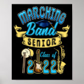 Klasse der Marching-Band 2022 Senior-Abschluss Poster (Vorne)