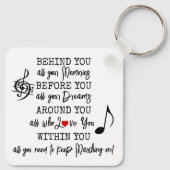 Klasse der Marching Band Graduate Inspirational 20 Schlüsselanhänger (Rückseite)