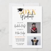 Klasse der Minimalistischen Absolventen der Uni 20 Einladung (Vorderseite)