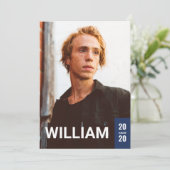 Klasse der modernen Tag Grad Einladungskarte (Stehend Vorderseite)