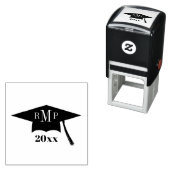 Klasse der Monogramm-Graduierungstafel Permastempel (Beispiel)