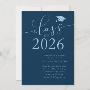 Klasse der Navy Graduation Party 2025 Einladung