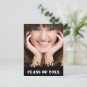 Klasse der offenen Abschluss Einladungspostkarte (Stehend Vorderseite)