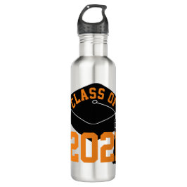 Klasse der Orange Grad Cap 2024 Edelstahlflasche