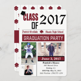 Klasse der Party Einladungen 20XX Grad - Bordeaux