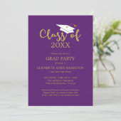 Klasse der Party Einladungen der Oberstufe 2024 (Stehend Vorderseite)