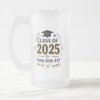 Klasse der Pink & Gold Abschluss Tasse 2025