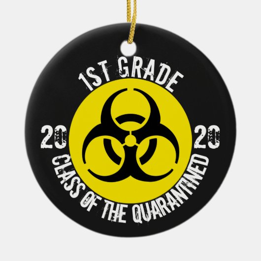 Klasse der Quarantäne Keramik Ornament (Vorne)