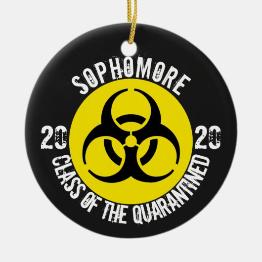 Klasse der Quarantäne Keramik Ornament (Vorne)