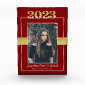 Klasse der Red and Gold Abschluss Keepake 2023 Fotoblock (Vorderseite)