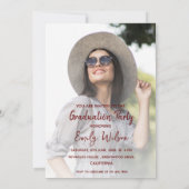 Klasse der Red Graduation Party 2025 GRAD Two Foto (Rückseite)