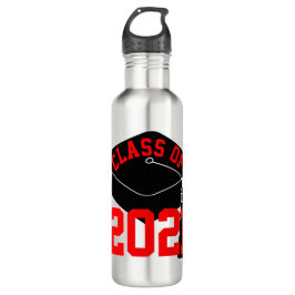 Klasse der roten Grad-Kappe 2024 Edelstahlflasche