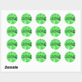 Klasse der Round Stickers 2014 von Janz (Blatt)