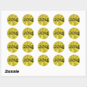 Klasse der Round Stickers 2014 von Janz (Blatt)