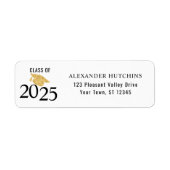 Klasse der Rücksendeadresse 2025 Abschluss (Vorne)