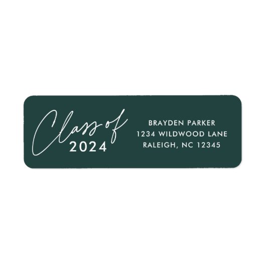 Klasse der Rücksendeadresse für Script-Abschluss 2 (Vorne)