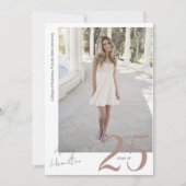 Klasse der Script Graduate Card 5-Foto Einladung (Vorderseite)