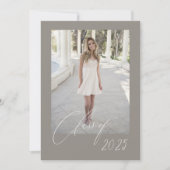 Klasse der Script Graduate Card 5-Foto Einladung (Vorderseite)