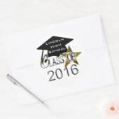 Klasse der Siegel des Abschlusses 2016 Runder Aufkleber (Umschlag)