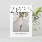 Klasse der Skriptabschlusskarte 5 Fotos Einladung (Stehend Vorderseite)