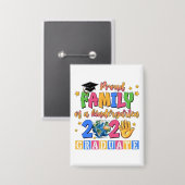 Klasse der stolzen Familienabsolventen 2025 Button (Vorderseite/Rückseite)