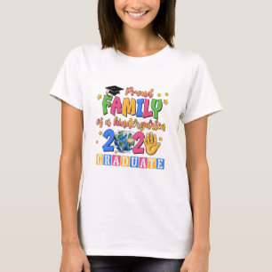Klasse der stolzen Familienabsolventen 2025 T-Shirt