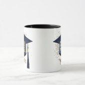 Klasse der Tasse der Graduation Cap 2025 - Blue &  (Zentrum)
