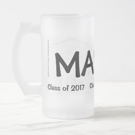 Klasse der Tasse für Abschluss 2017 (Links)