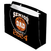 Klasse der Vater 2024 Große Geschenktüte (Rückseite Schrägansicht)