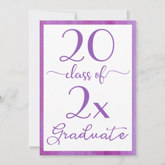 Klasse der Violetschülerpartei 2025 Einladung (Vorderseite)