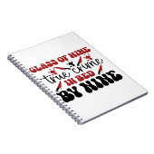 Klasse der weinechten Kriminalität im Bett um neun Notizblock (Rechte Seite)